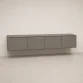 Grey Oak Floating Cabinet