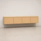Oak Floating Cabinet