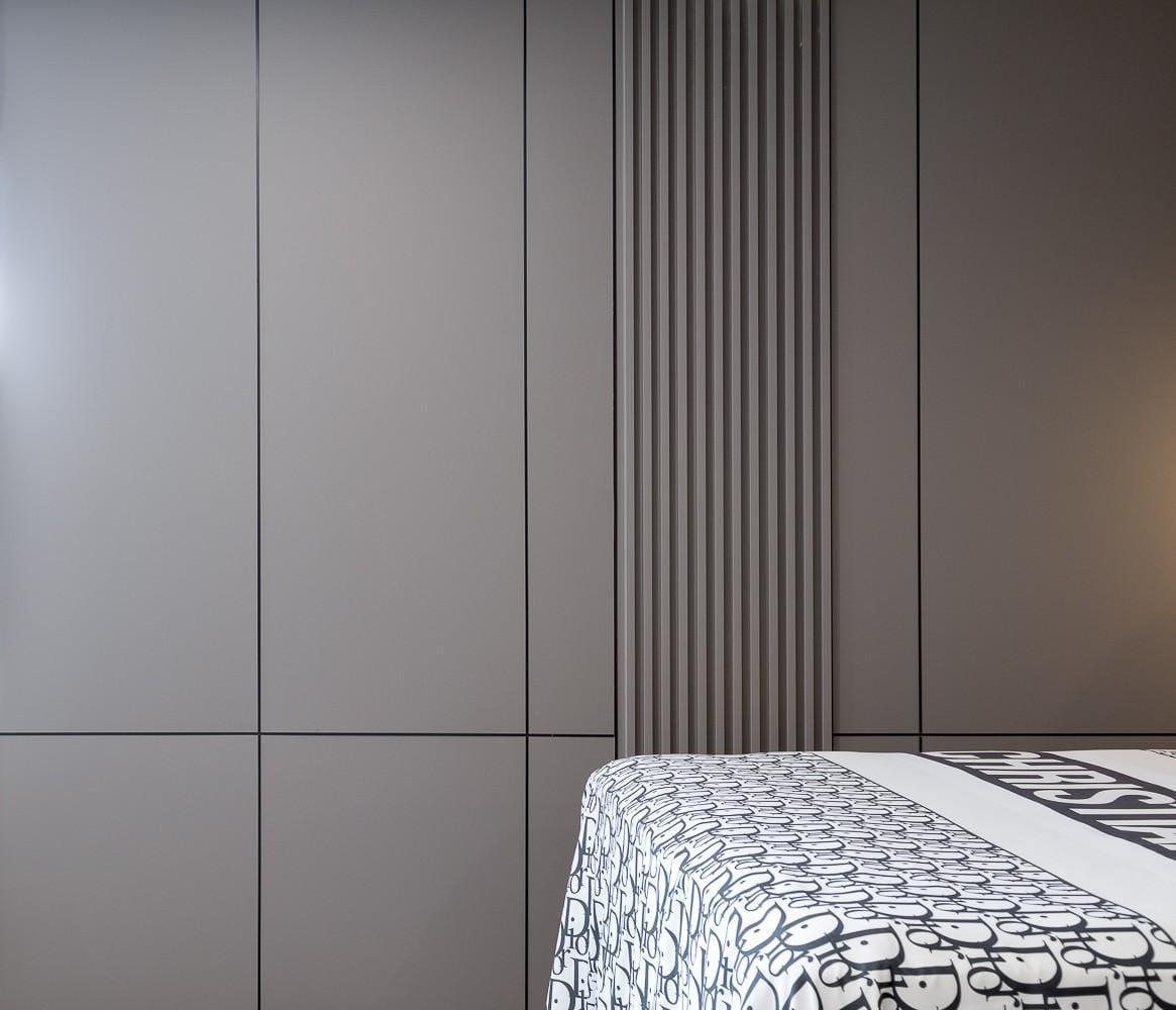grey fluted Home